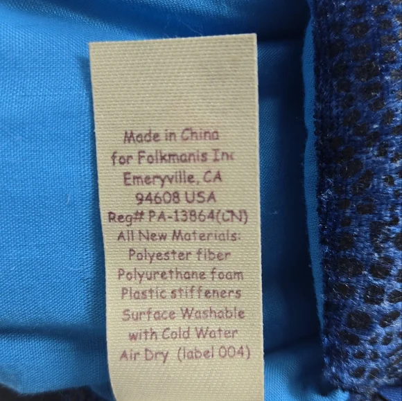 Folkmanis Three-Headedblue Dragon Hand Puppet Storytelling Play Fun For Kids - Picture 12 of 16